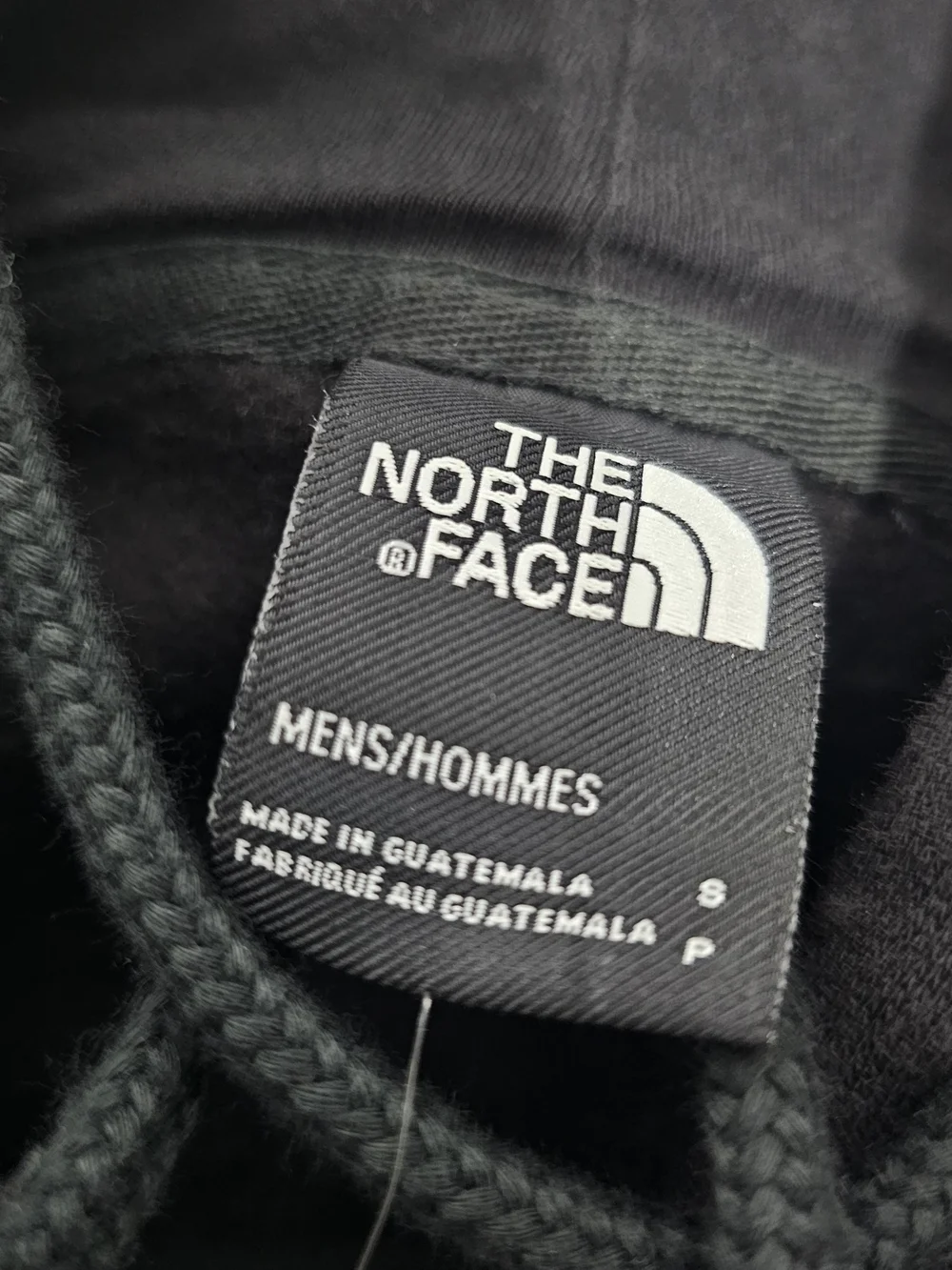 Black Men's Hoodie with Bear Graphic - The North Face